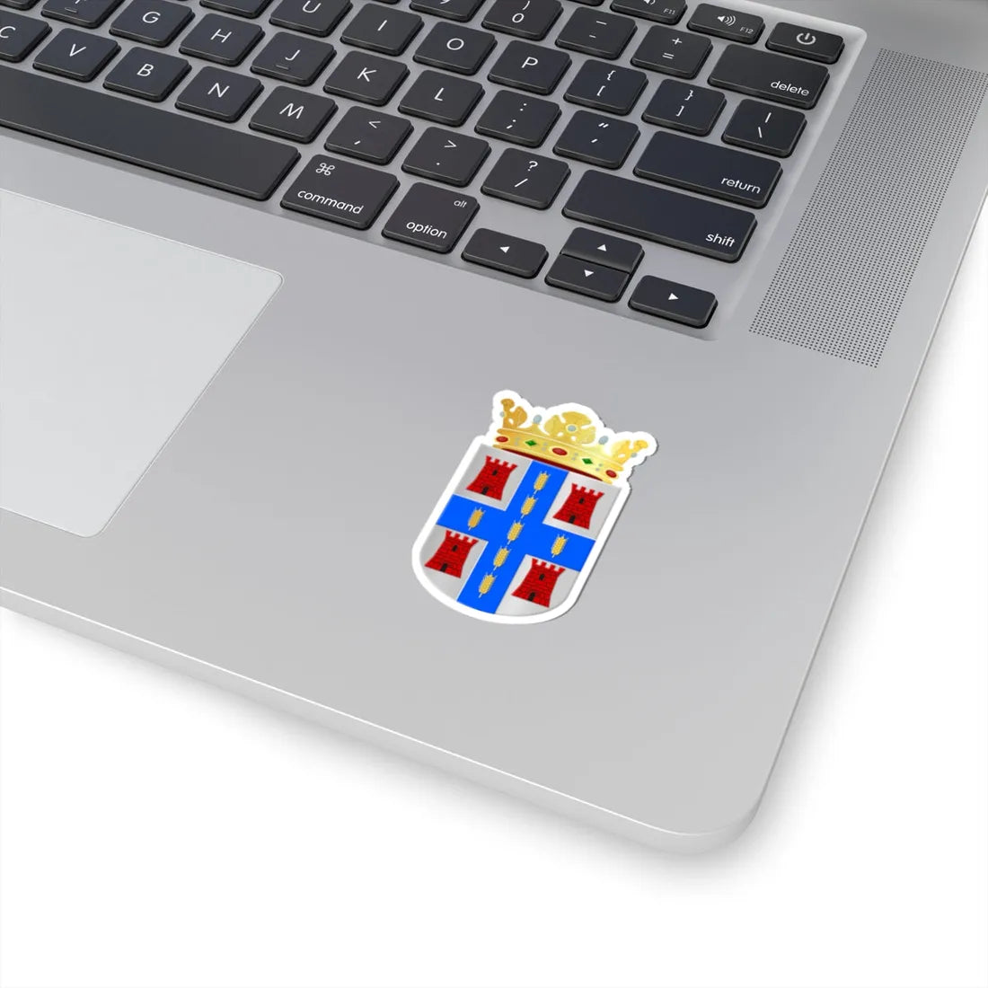 Dwingeloo wapen 1963 (Netherlands) (Coat of Arms) STICKER Vinyl Kiss-Cut Decal - The Sticker Space
