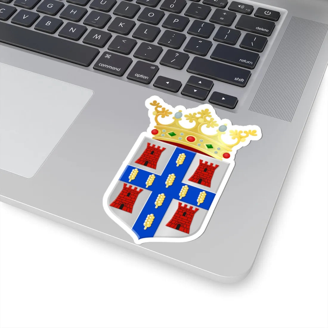 Dwingeloo wapen 1985 (Netherlands) (Coat of Arms) STICKER Vinyl Kiss-Cut Decal - The Sticker Space