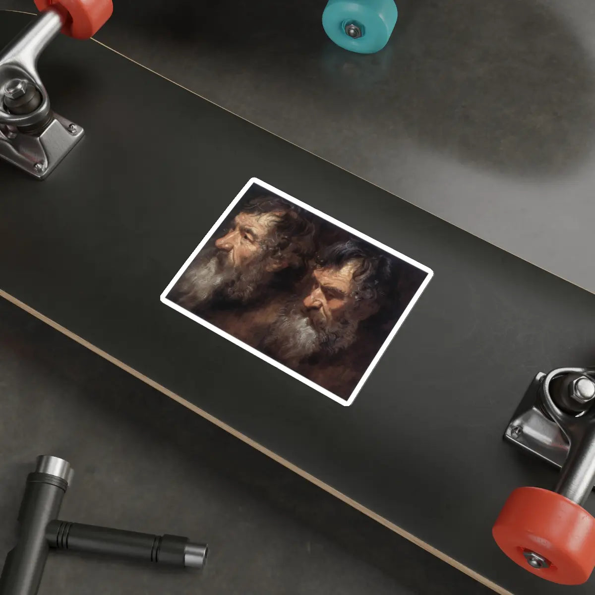 SKU:11975912533071819565 Sticker types:White Shape:Die-Cut Sizes:5" × 5"