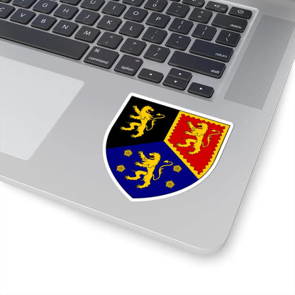 DYFED Shield (United Kingdom) (Coat of Arms) STICKER Vinyl Kiss-Cut Decal - The Sticker Space