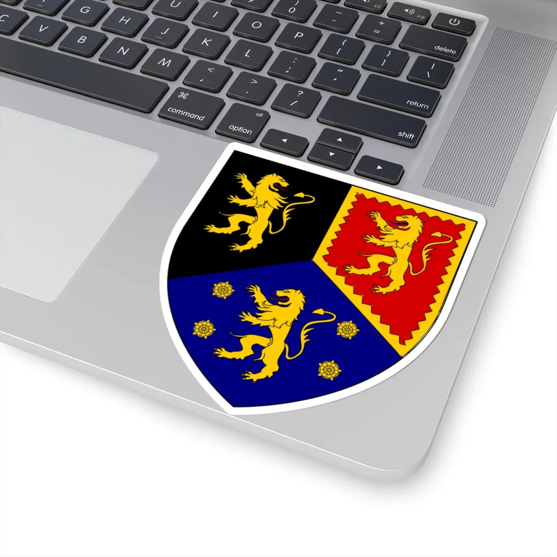 DYFED Shield (United Kingdom) (Coat of Arms) STICKER Vinyl Kiss-Cut Decal - The Sticker Space