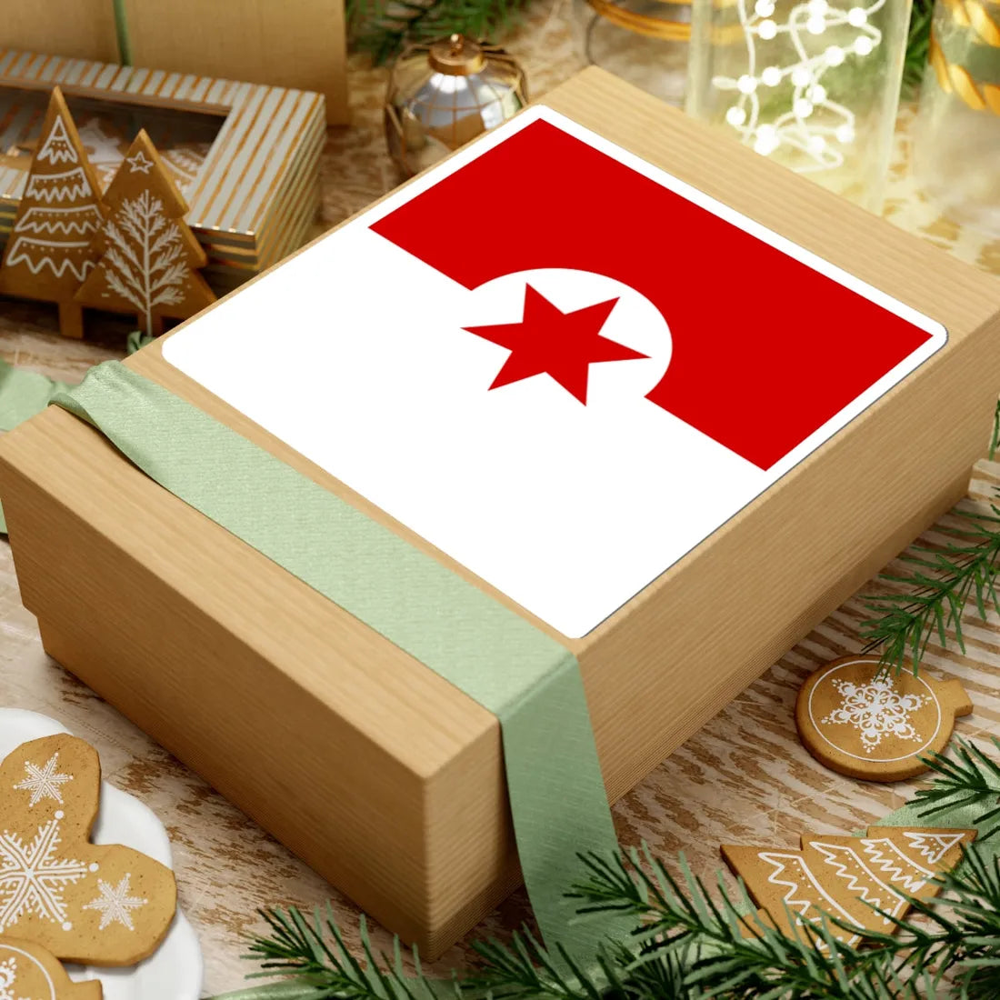 Dykivka flag (Ukraine) STICKER Vinyl Kiss-Cut Decal - The Sticker Space