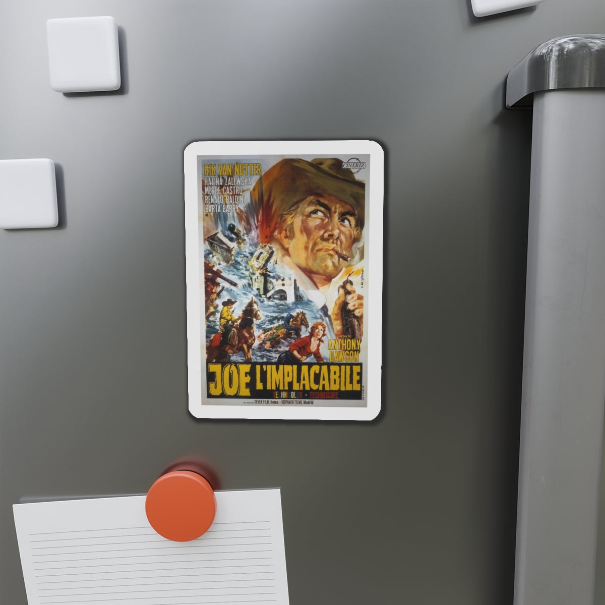 DYNAMITE JOE 1967 Movie Poster - Die-Cut Magnet-The Sticker Space