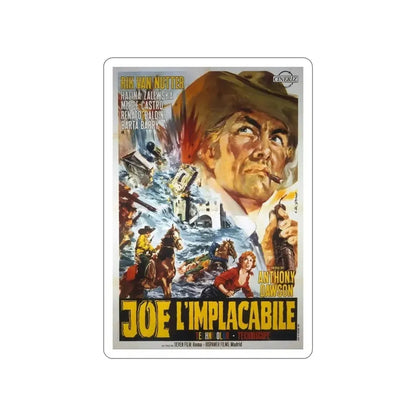 DYNAMITE JOE 1967 Movie Poster STICKER Vinyl Die-Cut Decal - The Sticker Space