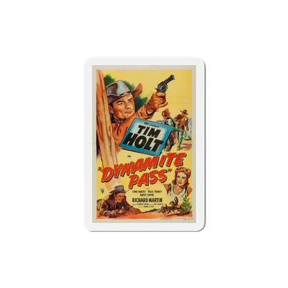 Dynamite Pass 1950 Movie Poster Refrigerator Magnet - The Sticker Space