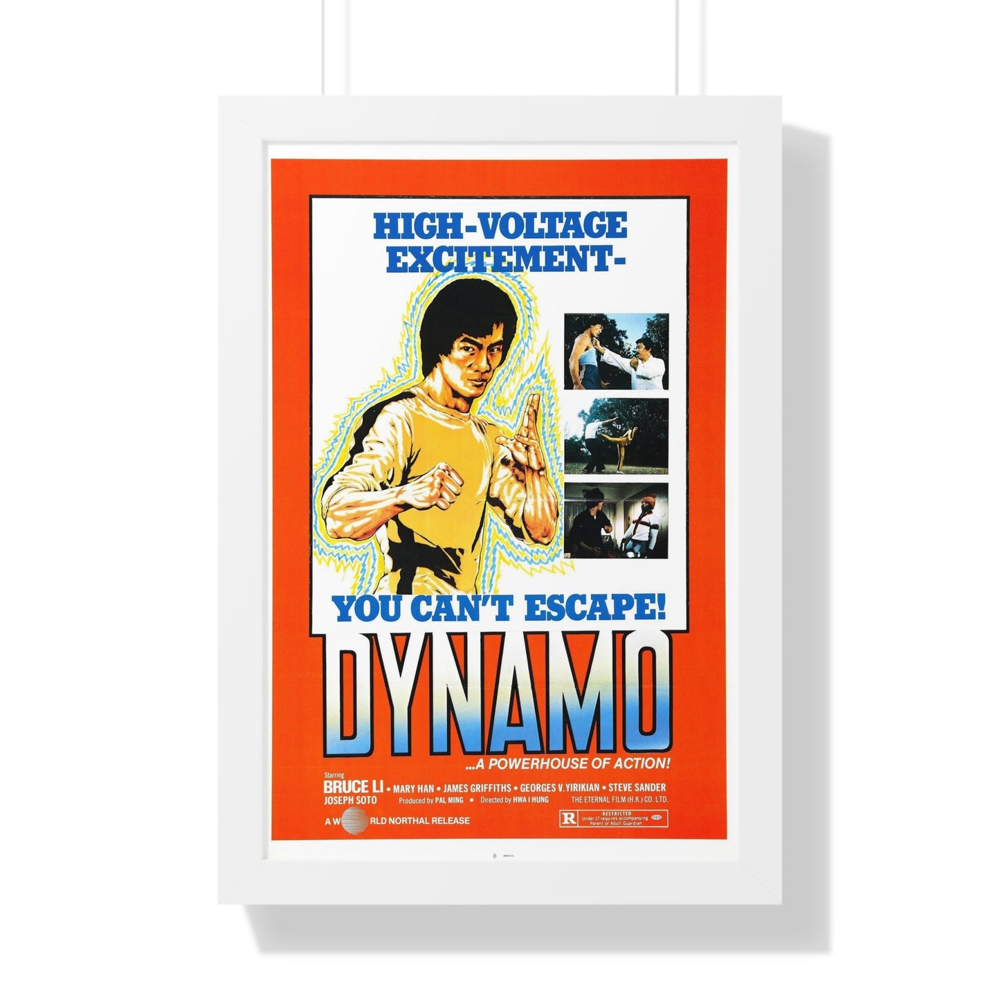 DYNAMO 1978 - Framed Movie Poster-16″ x 24″-The Sticker Space