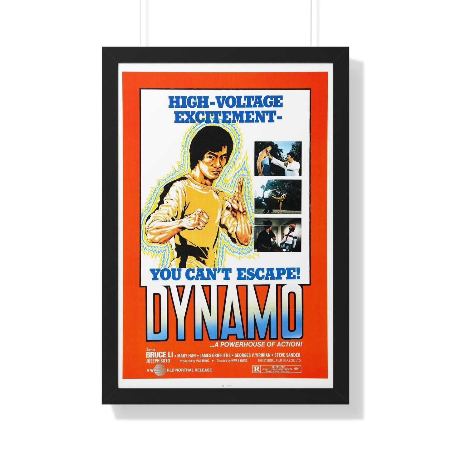 DYNAMO 1978 - Framed Movie Poster-20" x 30"-The Sticker Space