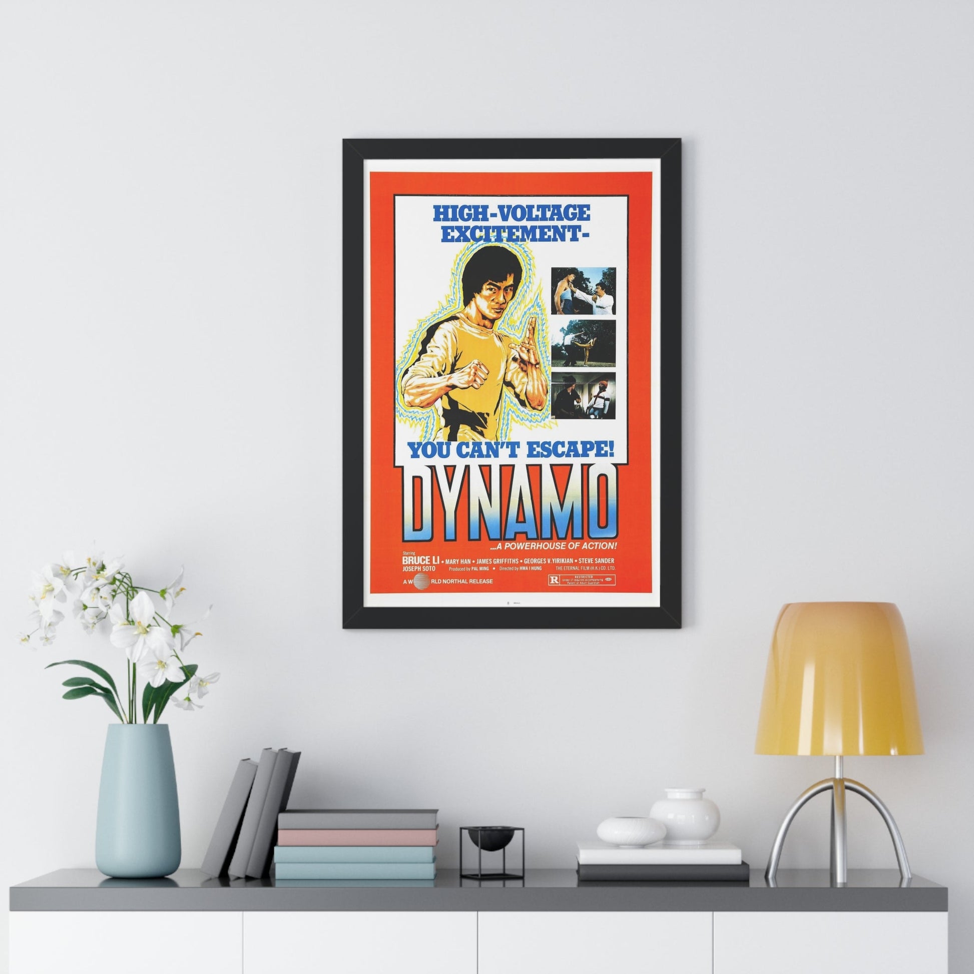 DYNAMO 1978 - Framed Movie Poster-The Sticker Space