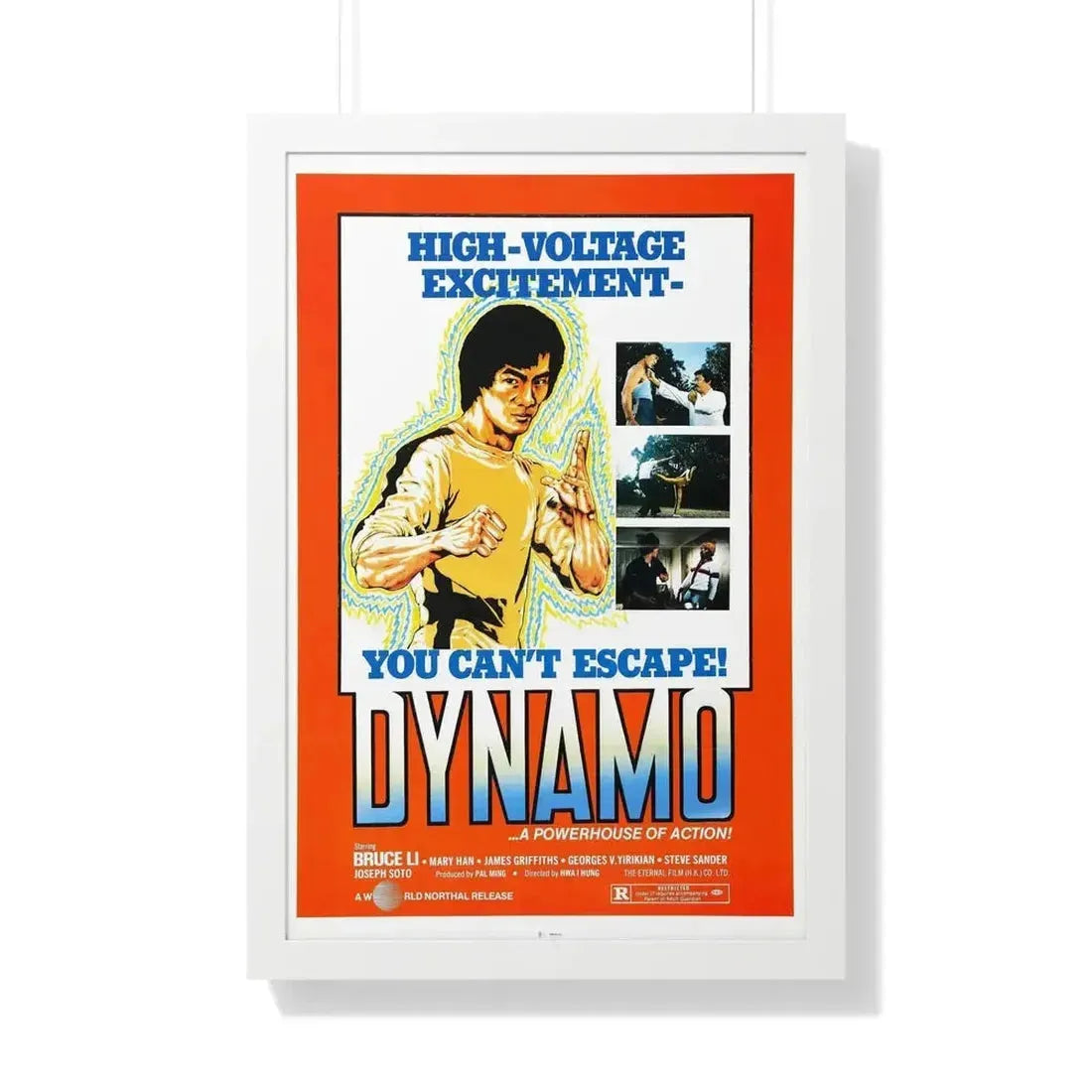 DYNAMO 1978 - Framed Movie Poster - The Sticker Space