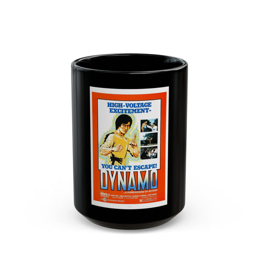 DYNAMO 1978 Movie Poster - Black Coffee Mug-15oz-The Sticker Space