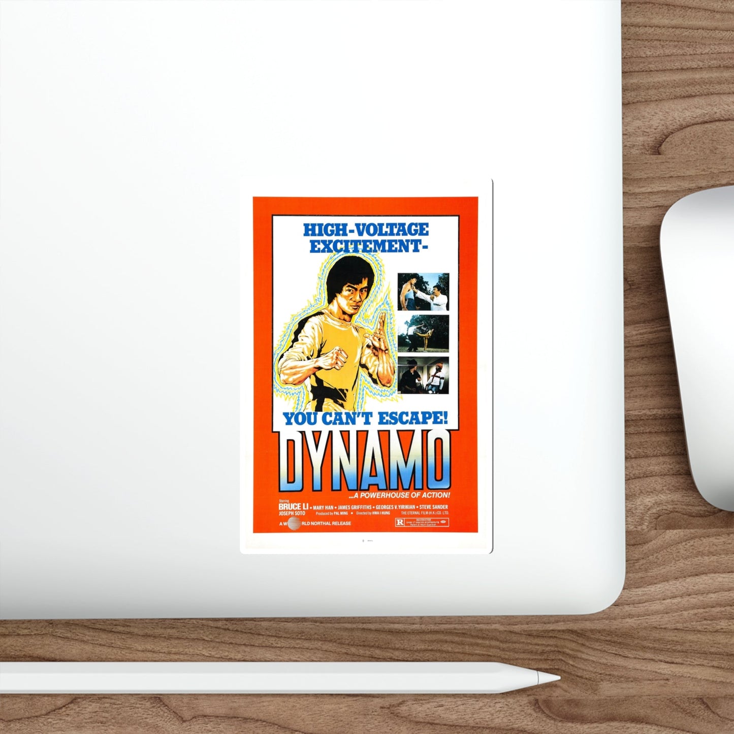 DYNAMO 1978 Movie Poster STICKER Vinyl Die-Cut Decal-The Sticker Space