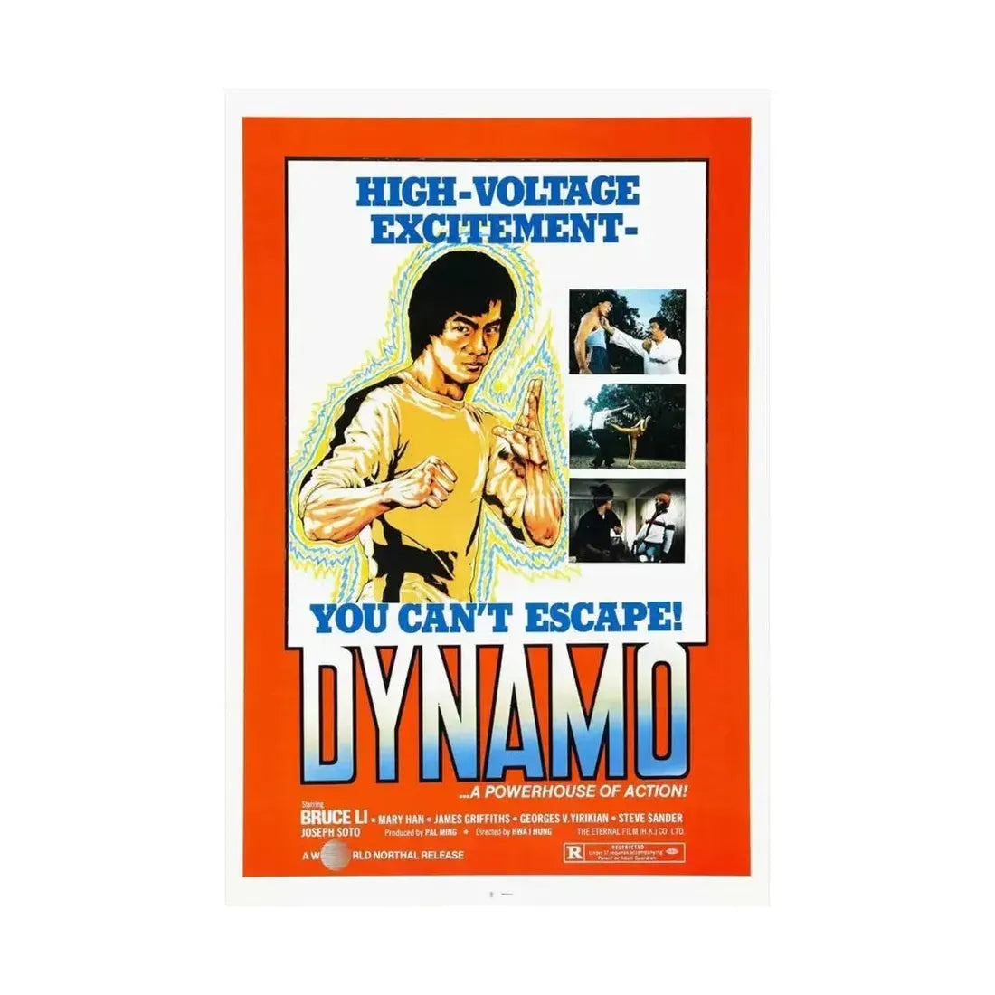 DYNAMO 1978 - Paper Movie Poster - The Sticker Space