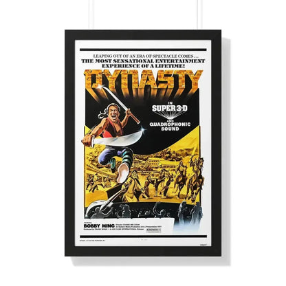 DYNASTY 1977 - Framed Movie Poster 20" x 30" Black - The Sticker Space