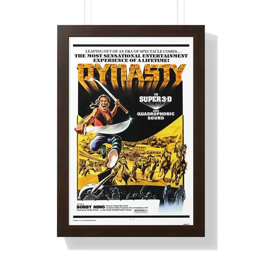 DYNASTY 1977 - Framed Movie Poster - The Sticker Space