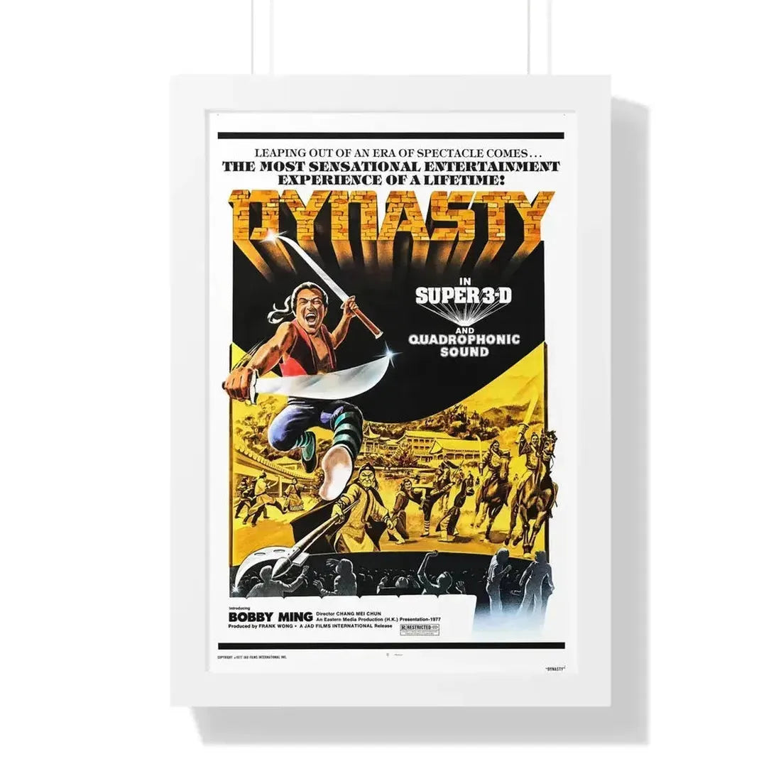 DYNASTY 1977 - Framed Movie Poster - The Sticker Space
