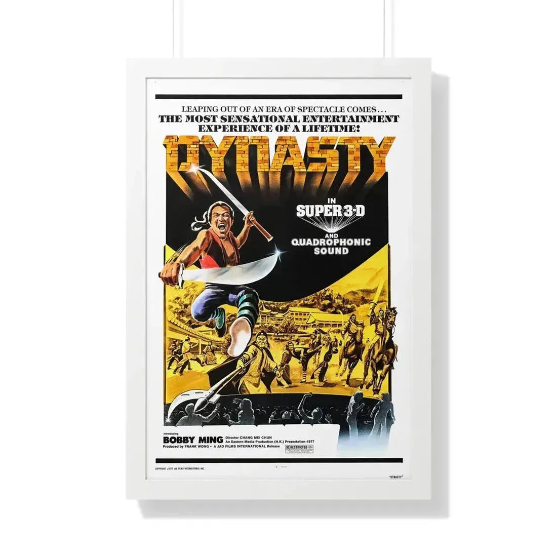 DYNASTY 1977 - Framed Movie Poster - The Sticker Space