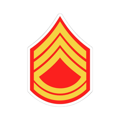 E 7 USMC gunnery sergeant 1954-1959 (United States) (Military Rank) STICKER Vinyl Kiss-Cut Decal 6 Inch White - The Sticker Space