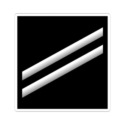 E2 SM USN (United States) (Military Rank) STICKER Vinyl Kiss-Cut Decal 6 Inch White - The Sticker Space