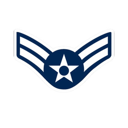 E3 USAF 1948 (United States) (Military Rank) STICKER Vinyl Kiss-Cut Decal 2 Inch White - The Sticker Space