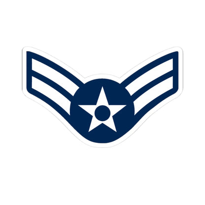 E3 USAF 1948 (United States) (Military Rank) STICKER Vinyl Kiss-Cut Decal 3 Inch White - The Sticker Space