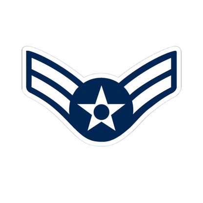 E3 USAF 1948 (United States) (Military Rank) STICKER Vinyl Kiss-Cut Decal 4 Inch White - The Sticker Space