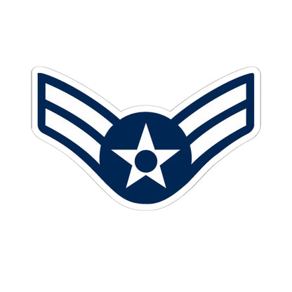 E3 USAF 1948 (United States) (Military Rank) STICKER Vinyl Kiss-Cut Decal 6 Inch White - The Sticker Space