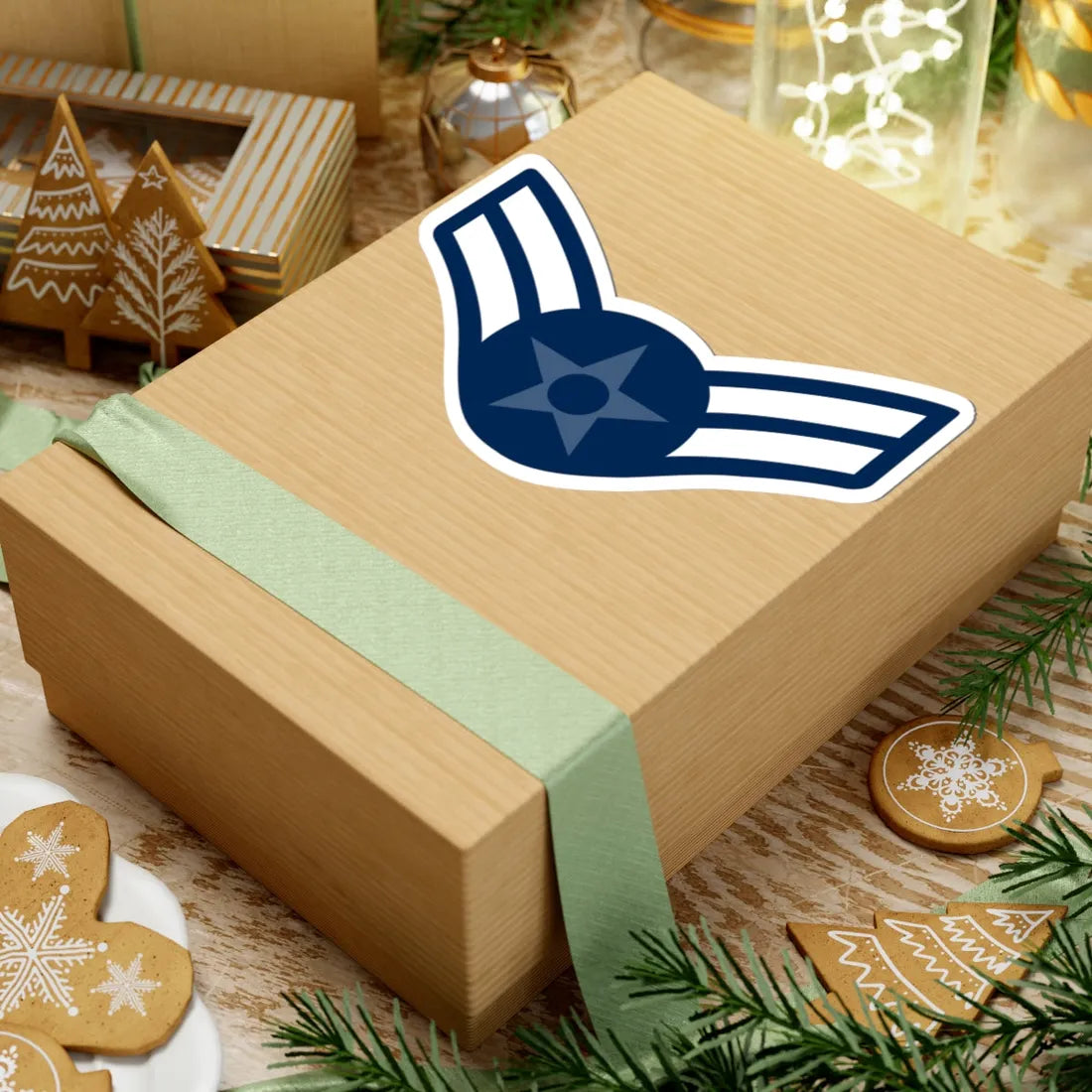 E3 USAF AM1 1976-1991 (United States) (Military Rank) STICKER Vinyl Kiss-Cut Decal - The Sticker Space