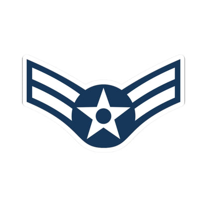 E3 USAF AM1 (United States) (Military Rank) STICKER Vinyl Kiss-Cut Decal 2 Inch White - The Sticker Space