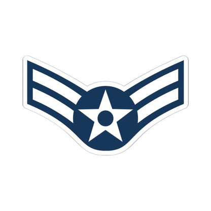 E3 USAF AM1 (United States) (Military Rank) STICKER Vinyl Kiss-Cut Decal 6 Inch White - The Sticker Space