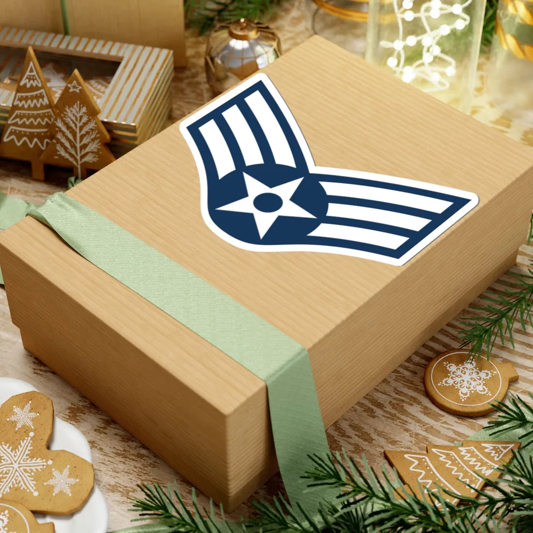 E4 USAF SAM (United States) (Military Rank) STICKER Vinyl Kiss-Cut Decal - The Sticker Space