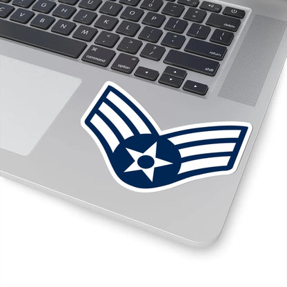 E4 USAF Sgt 1967-1991 (United States) (Military Rank) STICKER Vinyl Kiss-Cut Decal - The Sticker Space