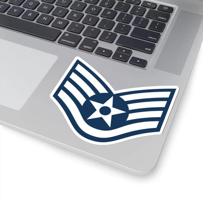E5 USAF SSGT (United States) (Military Rank) STICKER Vinyl Kiss-Cut Decal - The Sticker Space