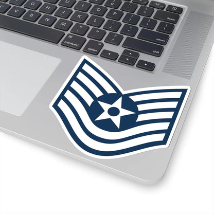 E6 USAF TSGT (United States) (Military Rank) STICKER Vinyl Kiss-Cut Decal - The Sticker Space