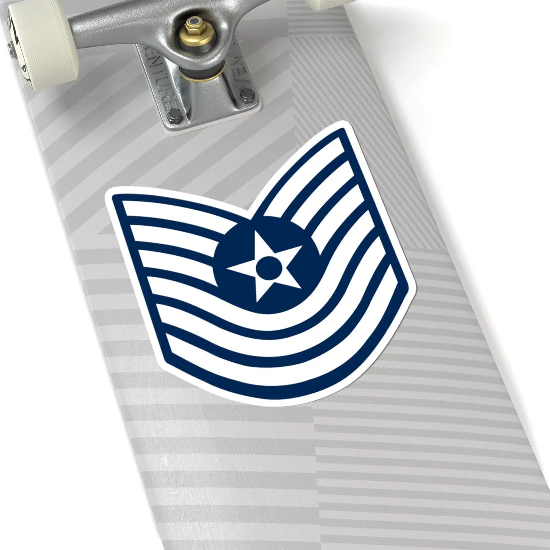 E7 USAF MSgt 1967-1991 (United States) (Military Rank) STICKER Vinyl Kiss-Cut Decal - The Sticker Space