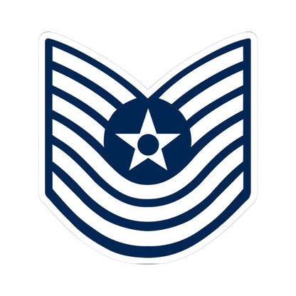 E7 USAF MSgt 1967-1991 (United States) (Military Rank) STICKER Vinyl Kiss-Cut Decal - The Sticker Space