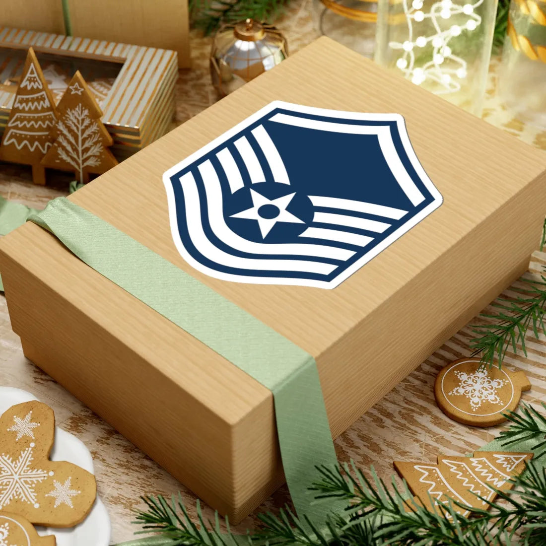 E7a USAF MSGT (United States) (Military Rank) STICKER Vinyl Kiss-Cut Decal - The Sticker Space