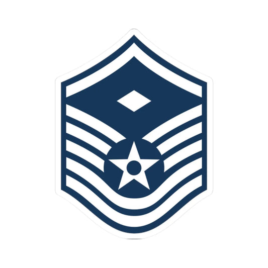 E7b USAF 1STSGT1 (United States) (Military Rank) STICKER Vinyl Kiss-Cut Decal 2 Inch White - The Sticker Space