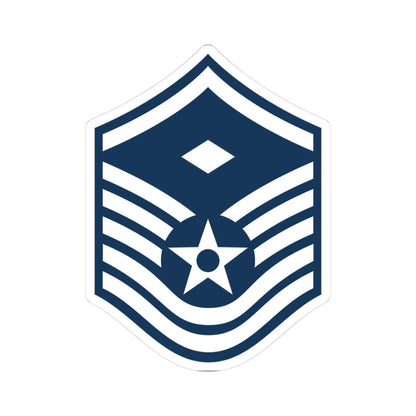E7b USAF 1STSGT1 (United States) (Military Rank) STICKER Vinyl Kiss-Cut Decal 3 Inch White - The Sticker Space