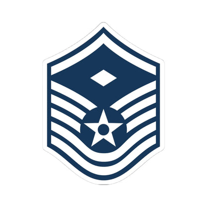 E7b USAF 1STSGT1 (United States) (Military Rank) STICKER Vinyl Kiss-Cut Decal 4 Inch White - The Sticker Space