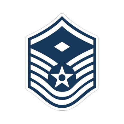 E7b USAF 1STSGT1 (United States) (Military Rank) STICKER Vinyl Kiss-Cut Decal 6 Inch White - The Sticker Space