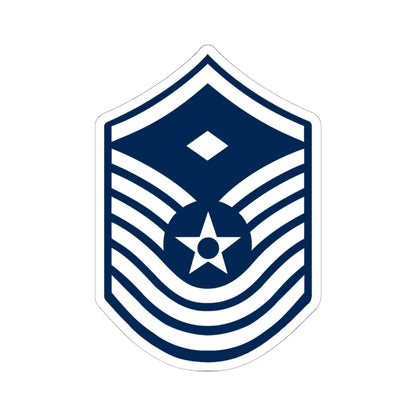 E8 USAF FSgt 1958 (United States) (Military Rank) STICKER Vinyl Kiss-Cut Decal 6 Inch White - The Sticker Space