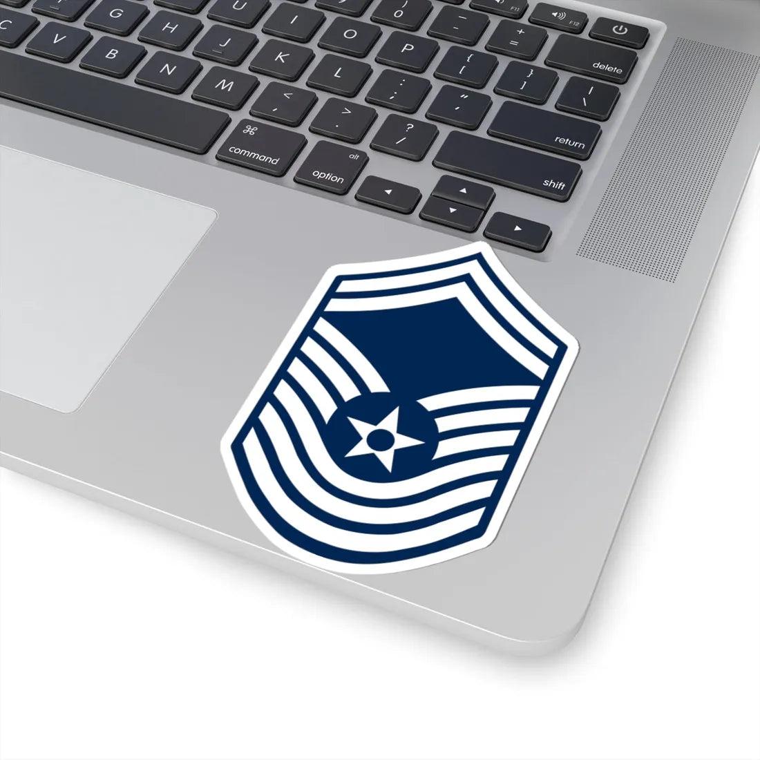 E9 USAF CMSgt 1967-1991 (United States) (Military Rank) STICKER Vinyl Kiss-Cut Decal - The Sticker Space