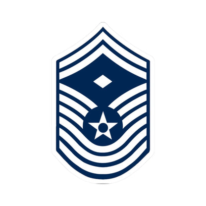 E9 USAF FSgt 1958 (United States) (Military Rank) STICKER Vinyl Kiss-Cut Decal 2 Inch White - The Sticker Space