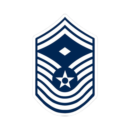 E9 USAF FSgt 1958 (United States) (Military Rank) STICKER Vinyl Kiss-Cut Decal 3 Inch White - The Sticker Space