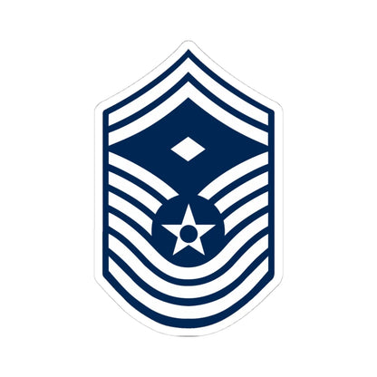 E9 USAF FSgt 1958 (United States) (Military Rank) STICKER Vinyl Kiss-Cut Decal 4 Inch White - The Sticker Space