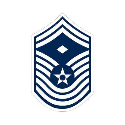 E9 USAF FSgt 1958 (United States) (Military Rank) STICKER Vinyl Kiss-Cut Decal 6 Inch White - The Sticker Space