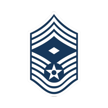 E9b USAF 1STSGT3 (United States) (Military Rank) STICKER Vinyl Kiss-Cut Decal 2 Inch White - The Sticker Space