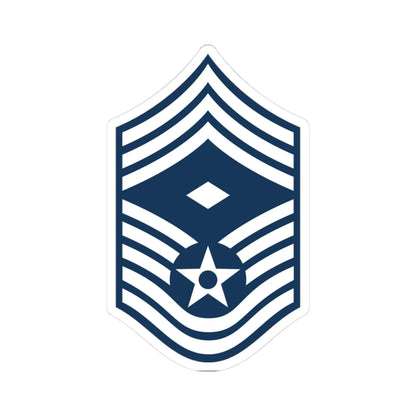E9b USAF 1STSGT3 (United States) (Military Rank) STICKER Vinyl Kiss-Cut Decal 3 Inch White - The Sticker Space