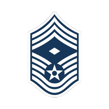 E9b USAF 1STSGT3 (United States) (Military Rank) STICKER Vinyl Kiss-Cut Decal 6 Inch White - The Sticker Space