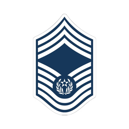 E9d USAF CMSAF 1994-2004 (United States) (Military Rank) STICKER Vinyl Kiss-Cut Decal 6 Inch White - The Sticker Space